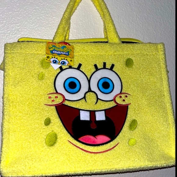 ❤️ Spongebob Sherpa Tote Bag XL - Picture 2 of 8